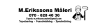 Erikssons Måleri, M